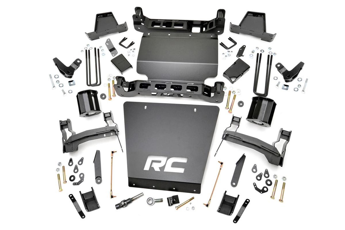 GMC Sierra 1500 Denali Suspension Lift Kit - Rough Country - 7 Inch Lift Kit | Bracket | Magneride | Cast Steel - '14-'16
